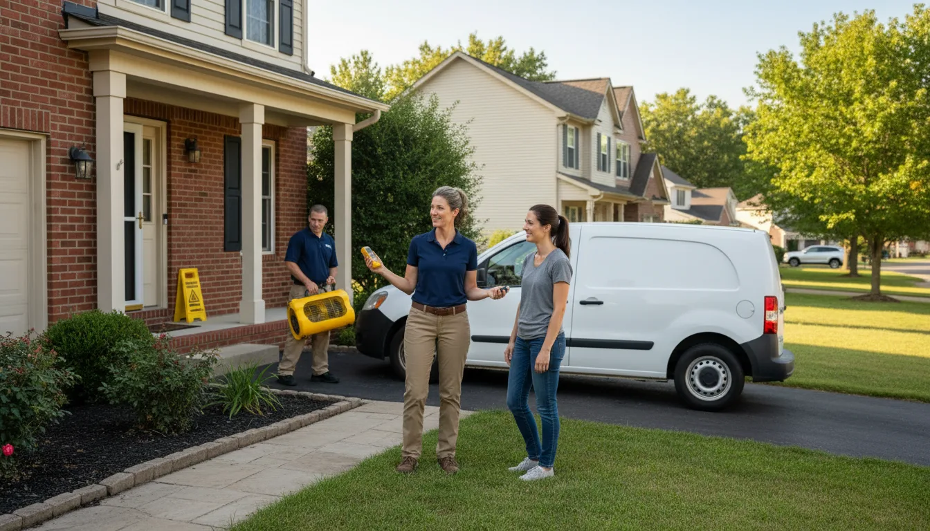 Residential water damage restoration in Proctorville, NC